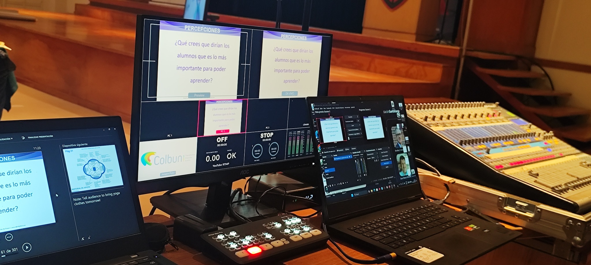 Control de streaming profesional